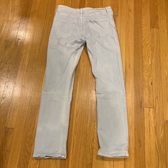 Anthropologie Pilcro And The Letterpress Light-wash Slim Straight Jeans, Size 29 - Picture 2 of 9